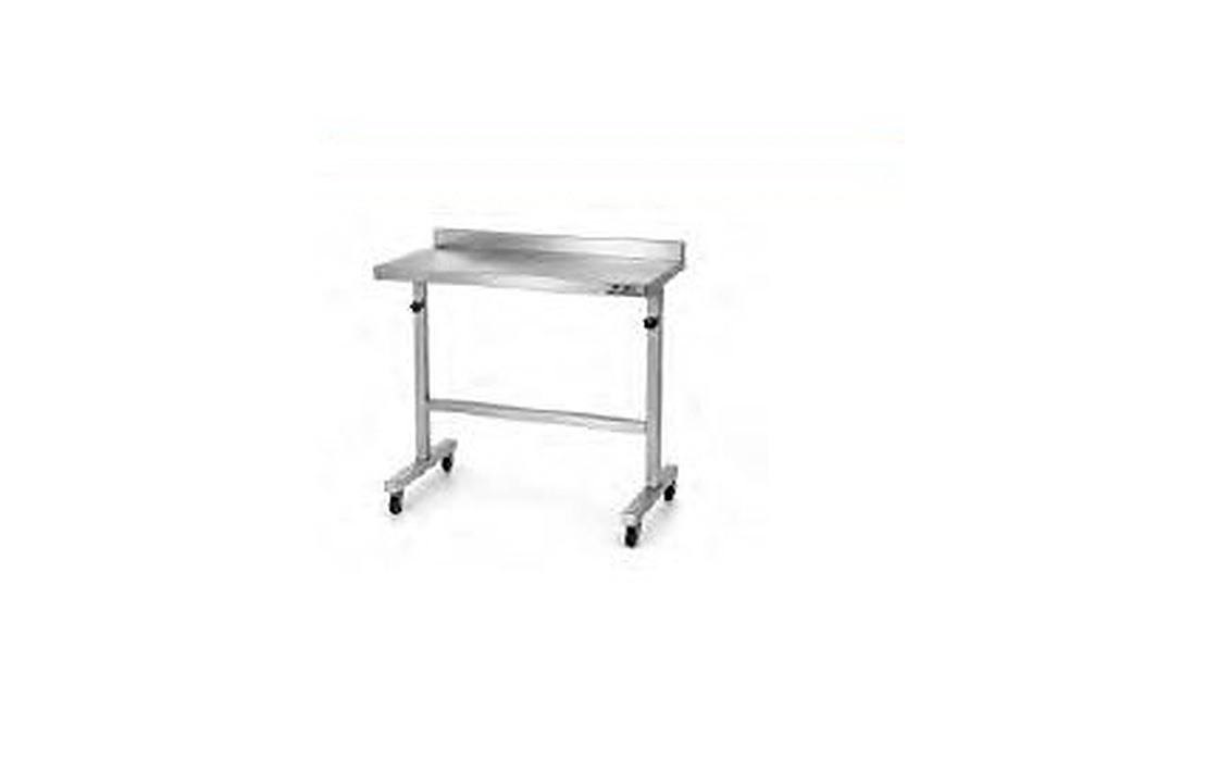 Stainless steel disposal table