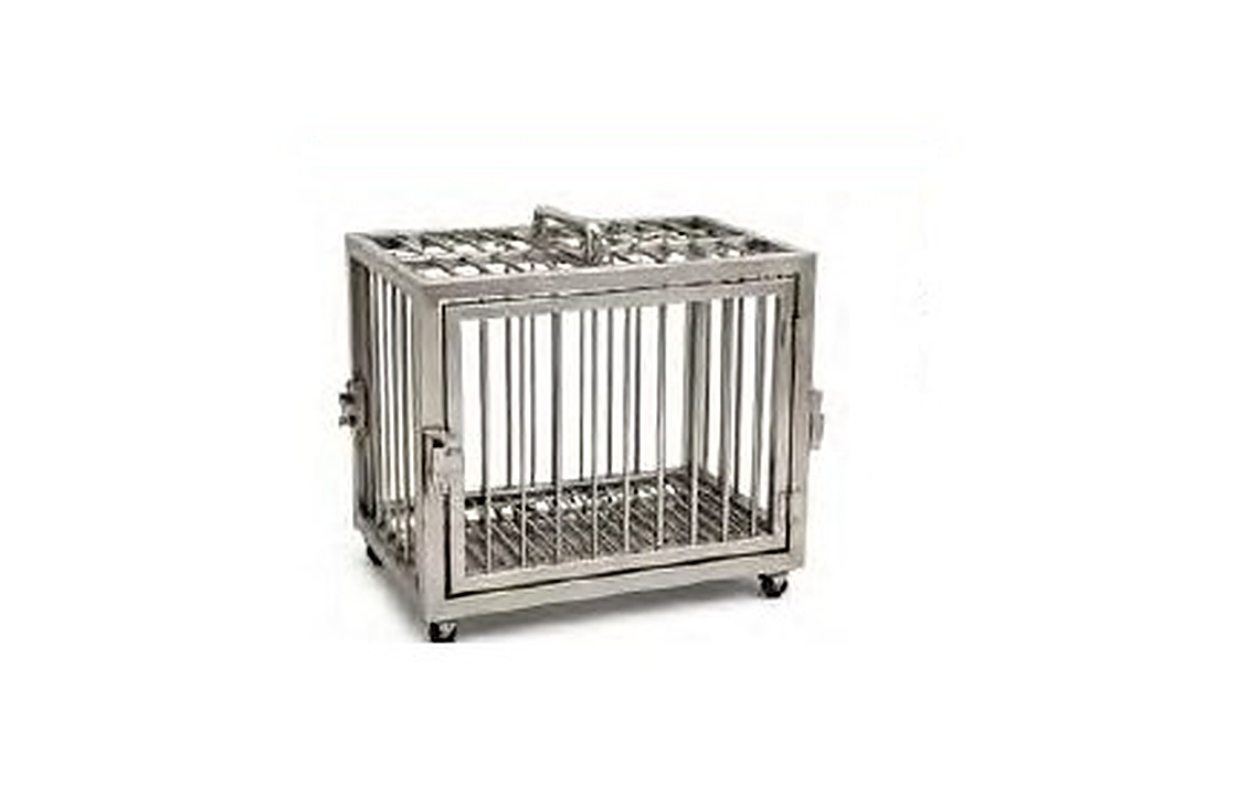 Stainless steel vet cage